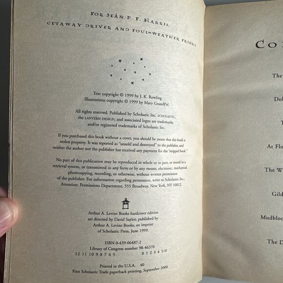 Harry Potter and the Chamber of Secrets by Rowling, J. K. book (paperback) VTG - Picture 8 of 8